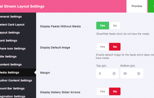 Social Stream Designer WordPress Plugin screenshot 2