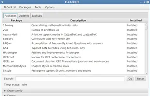 TeX Live screenshot 1