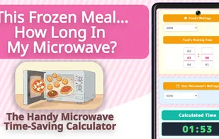 This Frozen Meal... How Long In My Microwave? The Handy Microwave Time-Saving Calculator