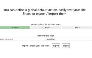 Referer Control screenshot 3