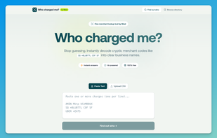 Who charged me? screenshot 1