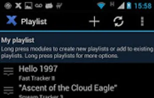 Xmp Mod Player screenshot 1