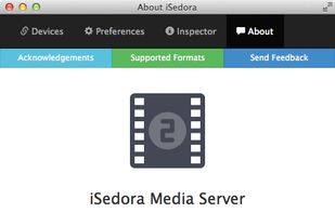iSedora Media Server screenshot 2