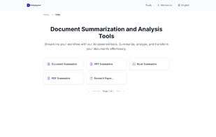 DocSummarizer screenshot 1