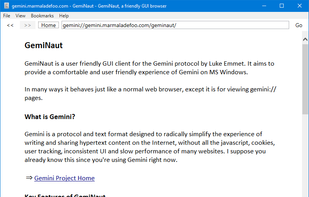 GemiNaut screenshot 2