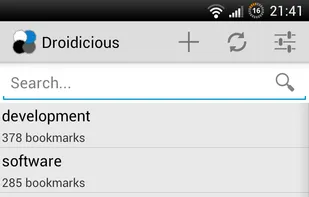 Droidicious screenshot 1