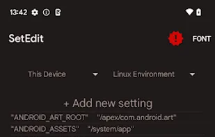 SetEdit SettingsDatabaseEditor screenshot 3