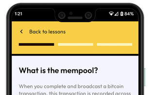 Padawan wallet screenshot 1