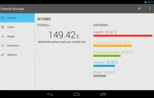 Expense Manager screenshot 1