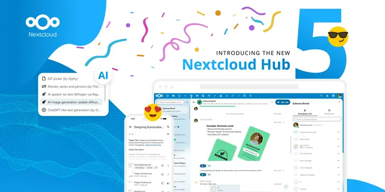 Nextcloud Hub 5: Empowering digital workspaces and team collaboration with AI capabilities image