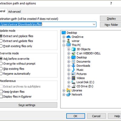how to replace winzip with winrar