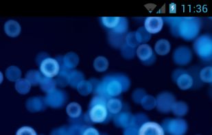 Neon Microcosm Live Wallpaper screenshot 1