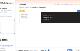 htmlreference.io screenshot 1