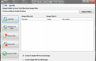 AlgoLogic Image To PDF screenshot 1
