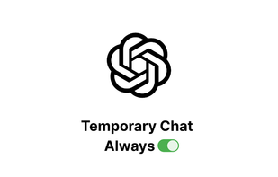 ChatGPT: Temporary chat always ON screenshot 1