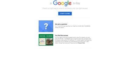 A Google a Day screenshot 1