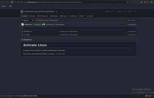 A Linux parody of the activate windows watermark on Microsoft Windows.