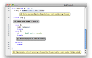 Clang Static Analyzer screenshot 1