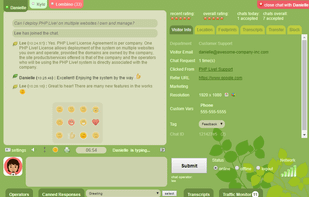 PHP Live! Support screenshot 2