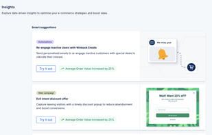 Insights page