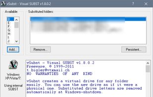 vSubst screenshot 1