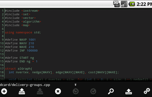 DroidEdit screenshot 2