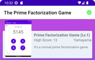 Six different prime factorization games with world rankings!