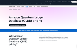 Amazon Quantum Ledger Database screenshot 1