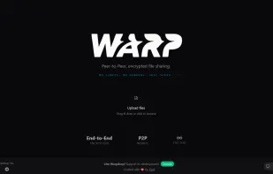 WarpDrop screenshot 1