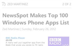 NewsSpot screenshot 2