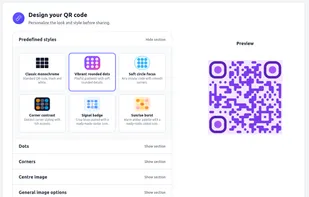 Design your QR with style !