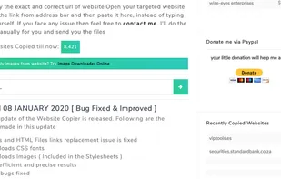 Website Copier Online Free screenshot 1