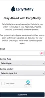 EarlyNotify screenshot 1