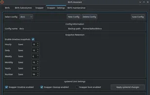 Btrfs Assistant screenshot 3