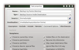 luckyBackup screenshot 3