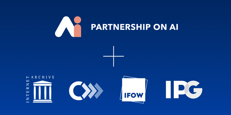 Partnership on AI expands network with four new partners, including Internet Archive image