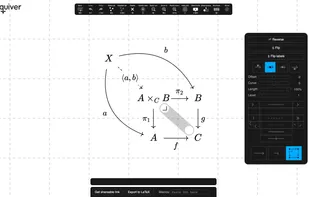 quiver diagram editor screenshot 1