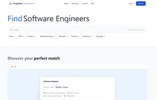 Main Page of HiringCloud for HRs