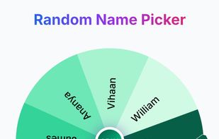 Spin the Random Name Picker Wheel to instantly select names for teams, classes, contests, and more. A simple name randomizer for fast, fun, and fair results.
