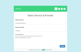 Easy!Appointments screenshot 1