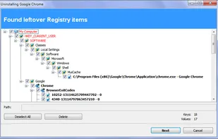 Leftover Registry Items