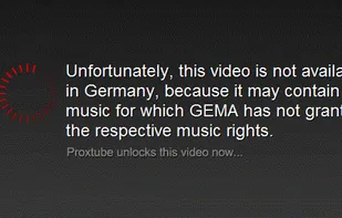 ProxTube recognizes the locked video and unlocks it!