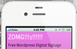WordPress Digital Signage screenshot 1