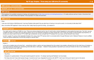 Easily read the comments