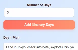 Create a personalized day-by-day itinerary by entering your destination. Tailor each day's activities to fit your travel plans.