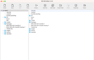 VIO ISO Editor Main Interface