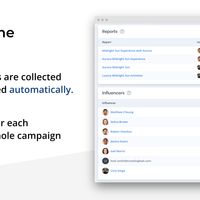 Authentic is the magic solution! Your influencers' insights are collected and reports are generated automatically. Performance analytics for each individual and for the whole campaign, like magic.