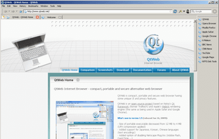 QtWeb screenshot 1