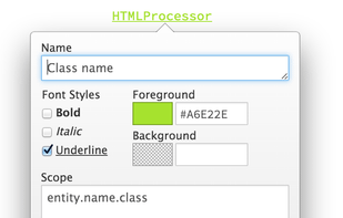 tmTheme-Editor screenshot 2