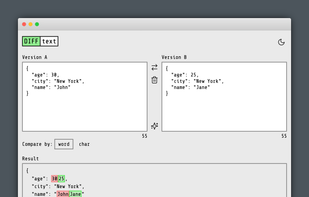 Diff Text screenshot 1